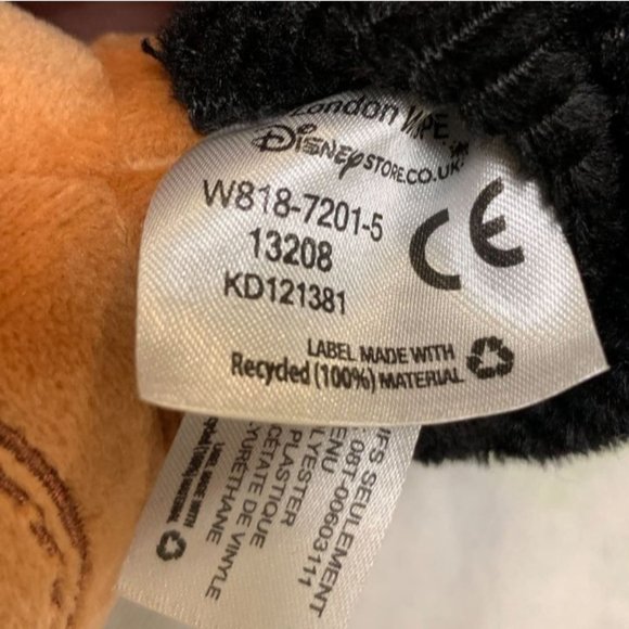 Disney Mickey Mouse 17 Inch Plush Plaid Jacket Disney Store Exclusive From 2013 - Picture 8 of 9